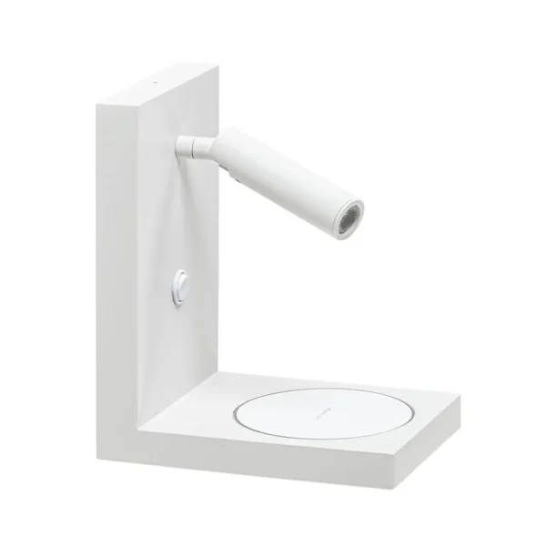 moderne_wandlamp_wit_incl_0.webp New Straluma Moderne wandlamp wit inclusief LED en fast charger