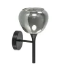 Cheap Straluma Moderne wandlamp zwart met smoke glas