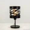 moderne_zwarte_tafellamp__1.webp Hot Straluma Moderne zwarte tafellamp rond metaal