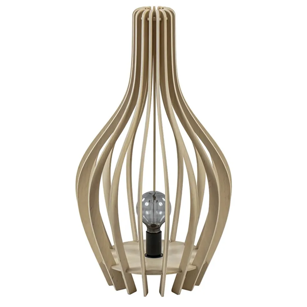 naturel_houten_tafelvloer_0.webp Flash Sale Straluma Naturel houten tafel/vloerlamp kegel met zwart