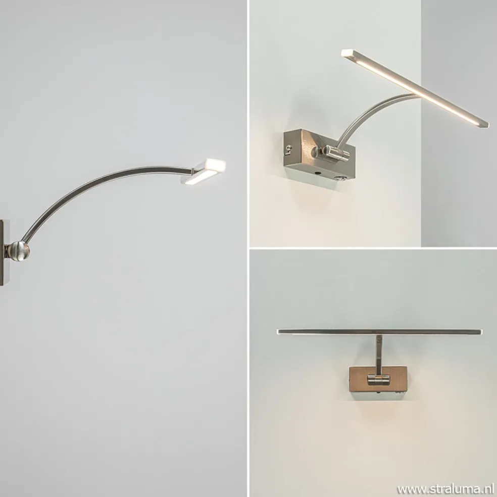 nikkel_led_wandlamp_voor__1.webp Hot Straluma Nikkel LED wandlamp voor boven schilderij