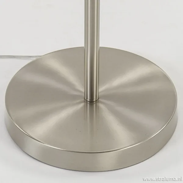 nikkel_vloerlamp_met_zwar_3.webp Store Straluma Nikkel vloerlamp met zwarte draad kapjes