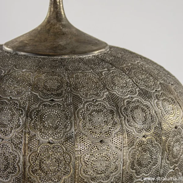 oosterse_hanglamp_emine_b_3.webp Best Sale Straluma Oosterse hanglamp Emine bruin/goud metaal