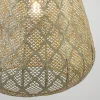 Store Straluma Oosterse hanglamp kegel goud groot