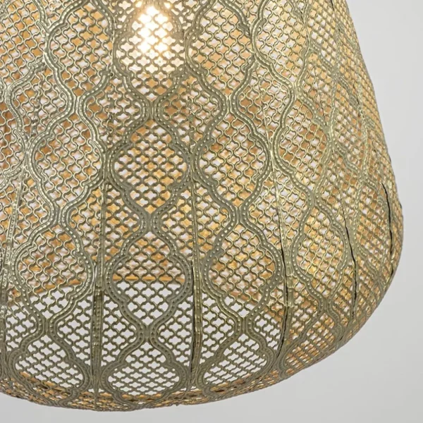 Store Straluma Oosterse hanglamp kegel goud groot