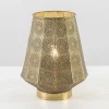 Discount Straluma Oosterse tafellamp lantaarn metaal goud