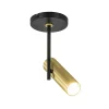 opbouwspot_lichts_zwartbr_1.webp Best Straluma Opbouwspot 1-lichts zwart/brass GU10 mini