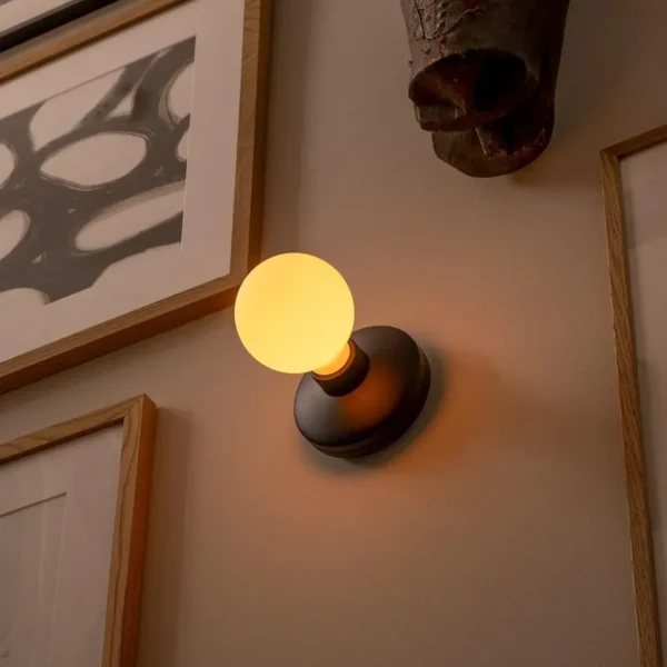 oplaadbare_wandlamp_zwart_3.webp Sale Straluma Oplaadbare wandlamp zwart incl frosted lichtbron
