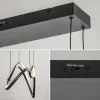 Outlet Straluma Organische LED hanglamp zwart dimbaar
