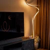 organische_vloerlamp_zwar_4.webp Outlet Straluma Organische vloerlamp zwart met dimbaar LED