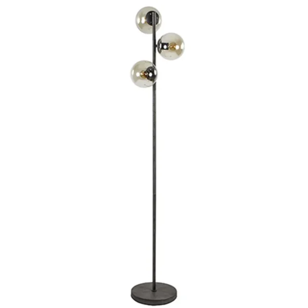 oud_zilveren_vloerlamp_me_0.webp Fashion Straluma Oud zilveren vloerlamp met amber glas