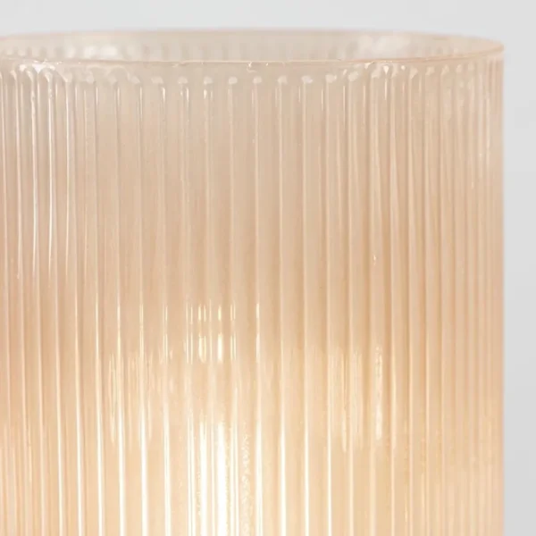 Fashion Straluma Oudroze glazen tafellamp Phoebe op batterijen van Light and living