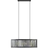 ovale_hanglamp_mat_zwart__0.webp Sale Straluma Ovale hanglamp mat zwart met facet geslepen glas