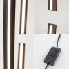 ovale_led_vloerlamp_zwart_3.webp Clearance Straluma Ovale LED vloerlamp zwart inclusief dimmer