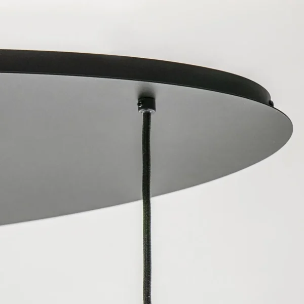 ovale_lichts_hanglamp_met_2.webp Outlet Straluma Ovale 5-lichts hanglamp met glazen bollen gold gradient