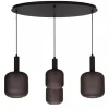 ovale_lichts_hanglamp_zwa_0.webp Shop Straluma Ovale 4-lichts hanglamp zwart met mat zwart glas
