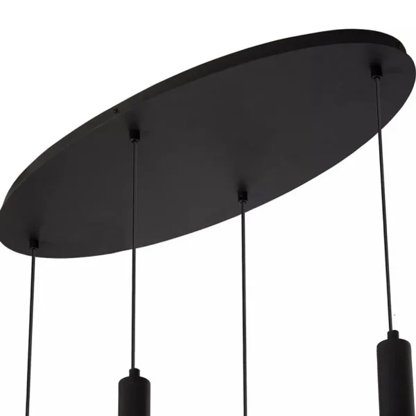ovale_lichts_hanglamp_zwa_3.webp Shop Straluma Ovale 4-lichts hanglamp zwart met mat zwart glas