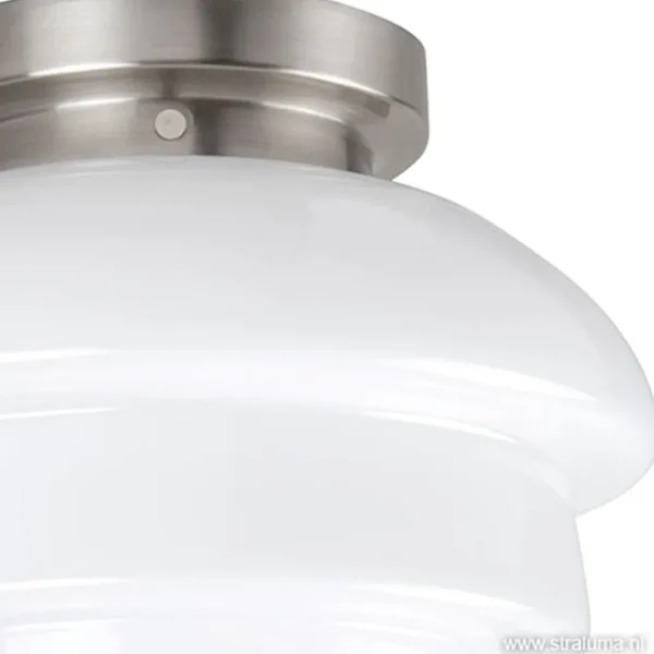 plafondl_nikkel_wit_glas__2.webp Best Sale Straluma Plafondl. nikkel wit glas, keuken-hal