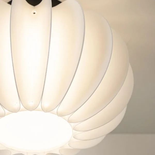 Online Straluma Plafondlamp Arena 30cm zwart/kap wit