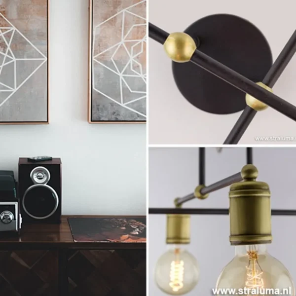 plafondlamp_basic_l_e_zwa_4.webp Best Sale Straluma *Plafondlamp basic 4L e27 zwart/brons