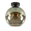 plafondlamp_bella_zwartsm_0.webp Online Straluma Plafondlamp Bella zwart+smoke glas 25cm
