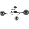 plafondlamp_blom_l_zwarts_0.webp Outlet Straluma Plafondlamp Blom 3L zwart/smoke glas
