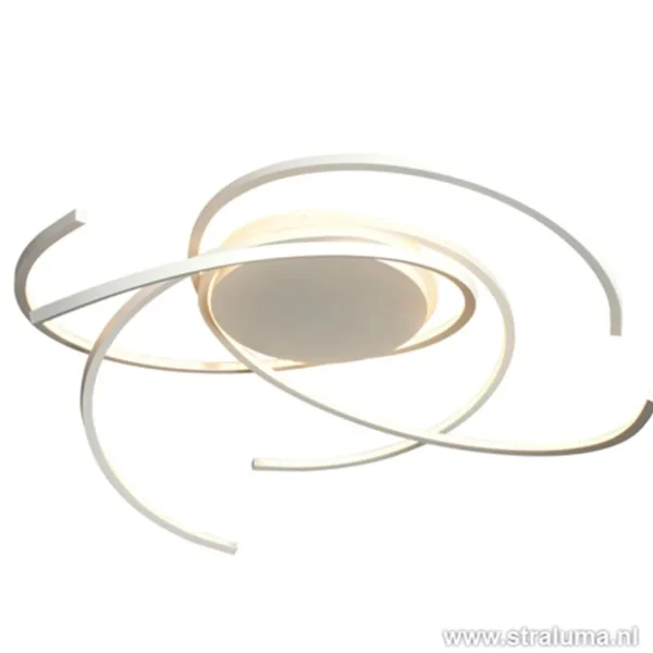 plafondlamp_bogen_speels__1.webp Fashion Straluma Plafondlamp bogen speels wit 80cm