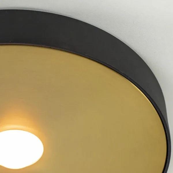 Sale Straluma Plafondlamp Bright 26 zwart/matgoud
