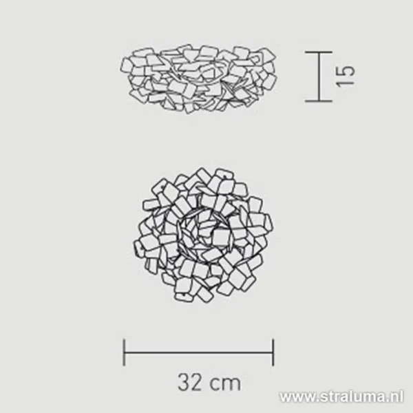 plafondlamp_clizia_cm_fum_3.webp Best Sale Straluma Plafondlamp Clizia 32cm fumé