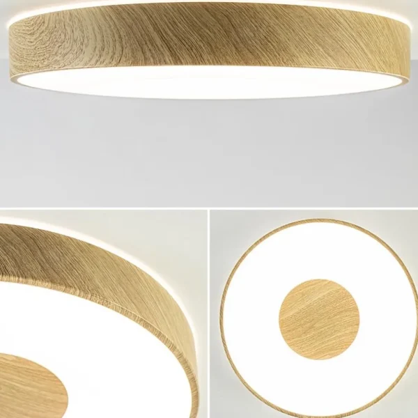 Best Sale Straluma Plafondlamp Coin 50 hout + remote CCT