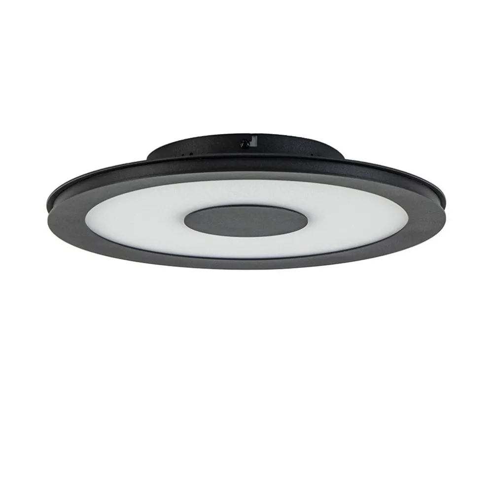 plafondlamp_disc_cm_zwart_0-1.webp Clearance Straluma **Plafondlamp disc 32cm zwart 3-step dim