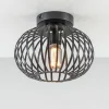Cheap Straluma Plafondlamp donut klein draad zwart 25cm
