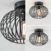 Cheap Straluma Plafondlamp donut klein draad zwart 25cm