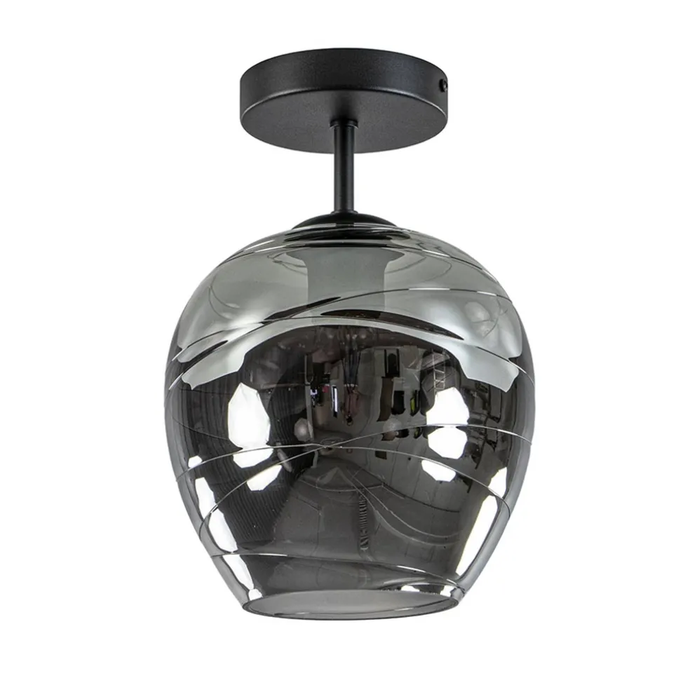 plafondlamp_fantasy_l_zwa_0.webp Discount Straluma Plafondlamp Fantasy 1L zwart + smoke glas