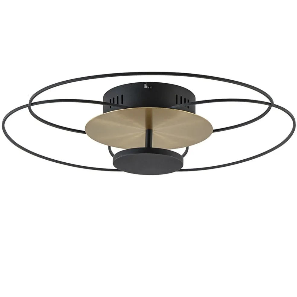 plafondlamp_fiore_zwartgo_0.webp Clearance Straluma Plafondlamp Fiore zwart/goud 3-step dim