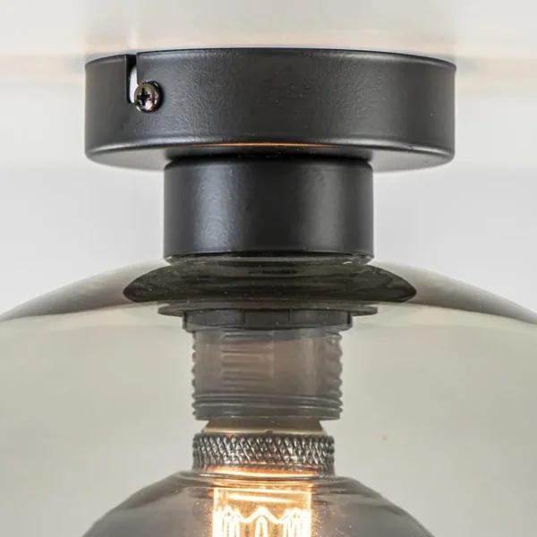 plafondlamp_globe_smoke_g_2.webp Discount Straluma Plafondlamp globe smoke glas 30cm