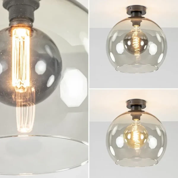 plafondlamp_globe_smoke_g_3.webp Discount Straluma Plafondlamp globe smoke glas 30cm