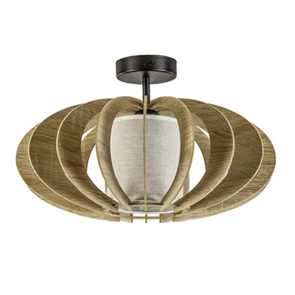 plafondlamp_hout_lamellen_0.webp Discount Straluma Plafondlamp hout lamellen klein