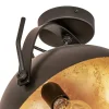 plafondlamp_koepel__cm_gu_3.webp Clearance Straluma Plafondlamp koepel 30 cm gunmetal/goldleaf