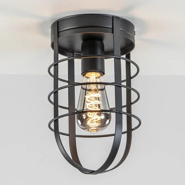 plafondlamp_kooi_zwart_1.webp Cheap Straluma Plafondlamp kooi zwart