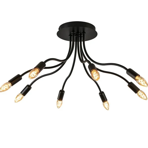 plafondlamp_kraken_klein__1.webp Hot Straluma Plafondlamp Kraken klein 8-armen zwart