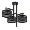 plafondlamp_l_zwartgoud_c_0.webp Discount Straluma Plafondlamp 3L zwart/goud cilinder geperforeerd