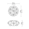 plafondlamp_la_vie_white_3.webp Store Straluma Plafondlamp La Vie white