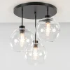 plafondlamp_lichts_zwart__1-1.webp Online Straluma Plafondlamp 3-lichts zwart + helder glas 25cm