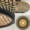 plafondlamp_maze_bamboezw_3.webp Best Straluma Plafondlamp Maze bamboe/zwart 40cm