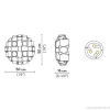 plafondlamp_mida_cm_gold_2.webp Store Straluma Plafondlamp Mida 50cm gold