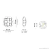 Best Straluma Plafondlamp Mida gold 32cm