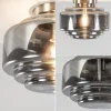 Fashion Straluma Plafondlamp nikkel + smoke glas