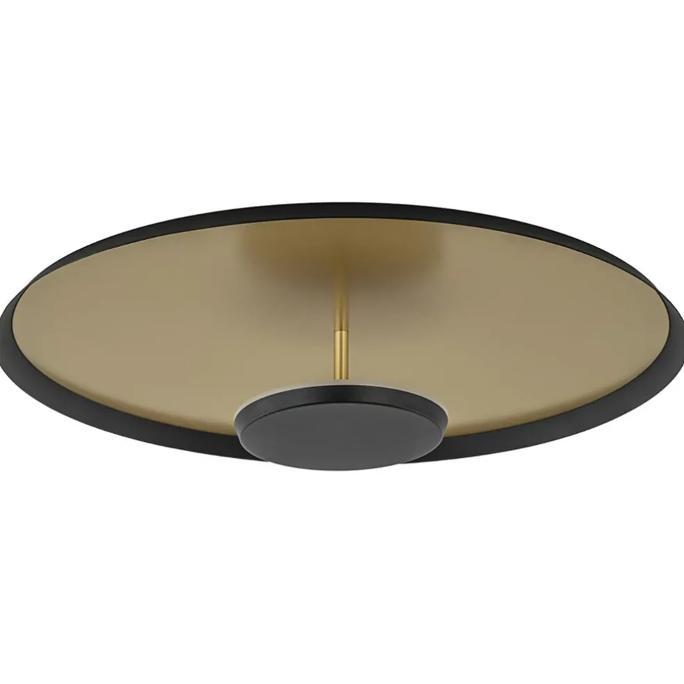 plafondlamp_oro_cm_zwartm_0-1.webp Best Sale Straluma Plafondlamp Oro 45cm zwart/matgoud