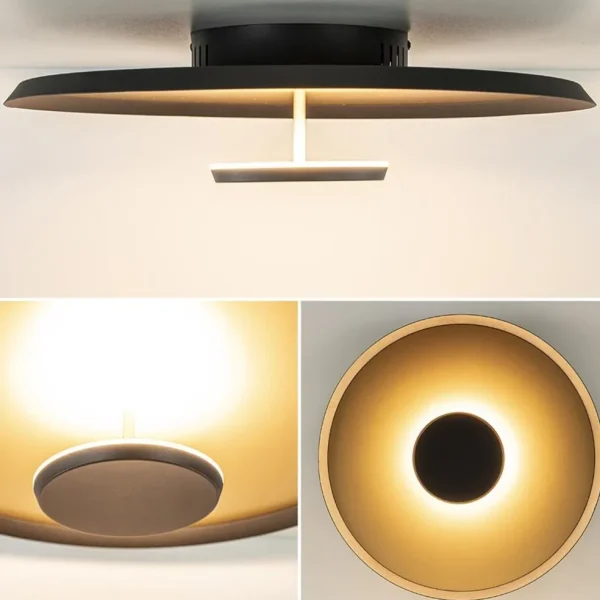 plafondlamp_oro_cm_zwartm_3-1.webp Best Sale Straluma Plafondlamp Oro 45cm zwart/matgoud